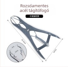 Állatorvosi kék farokmetsző csipesz, rozsdamentes acélból, disznók és bárányok számára