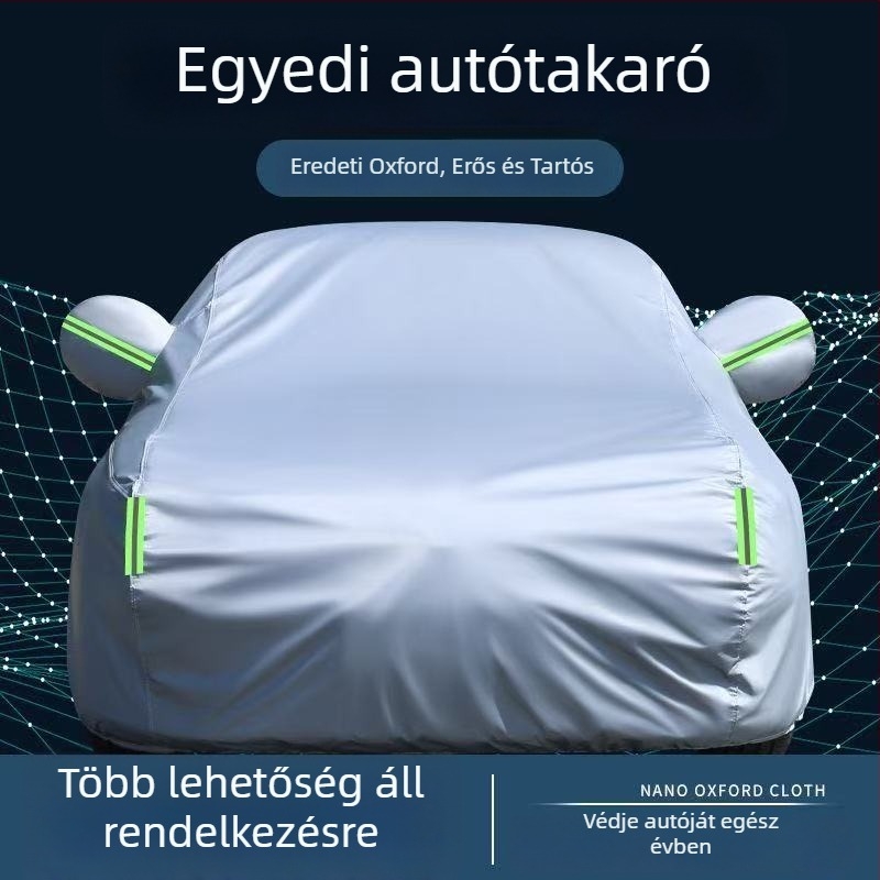 Shuojie Autófedél – vastag, vízálló, eső- és napvédő, hőszigetelő, univerzális autófedél