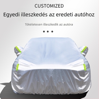 Négy évszakos autóvédő fedél Oxford anyagból, UV-védelem, vízálló, hőszigetelés, vastított, teljes lefedés