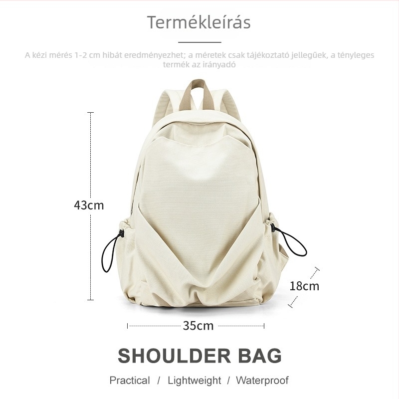 Női divat hátizsák nagy kapacitású, iskolai táska diákoknak, nylon, 20–35 L, 14 colos laptophoz, hétköznapi városi stílus