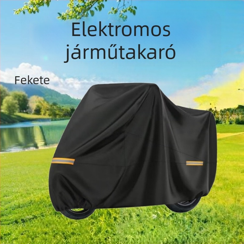 210D Oxford vászon esővédő elektromos motorkerékpárhoz és elektromos kerékpárhoz, megerősített, por- és esővédő