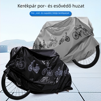 PEVA kerékpár- és motorkerékpárvédőhuzat – időjárásálló eső-, nap- és porvédelem