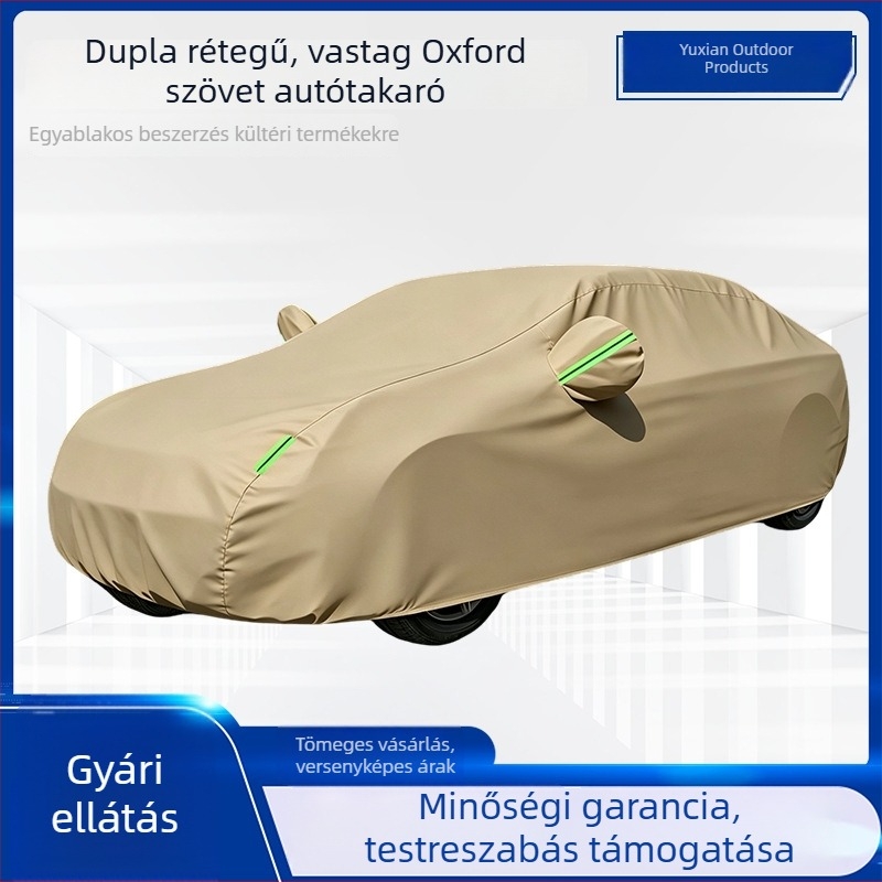 Négy évszakos teljes autóvédő takaró SUV- és sedan számára – UV-védelem, hőszigetelés, eső és hó elleni védelem