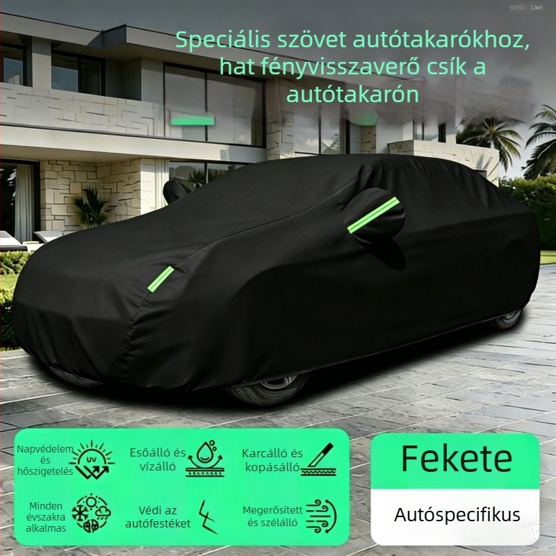 Négy évszakos teljes autóvédő takaró SUV- és sedan számára – UV-védelem, hőszigetelés, eső és hó elleni védelem