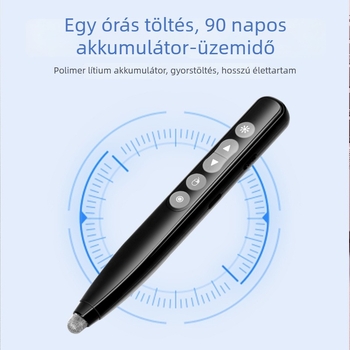 LC-168S légi egér PPT oldalváltó lézerpointerrel, érintéses tollal, elektronikus fehér tábla tollal és intelligens távirányítós tollal