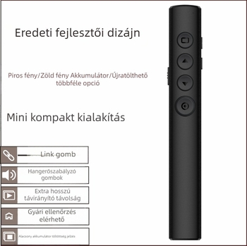 Új tölthető PPT oldalváltó toll zöld lézeres vetítéssel prezentációkhoz