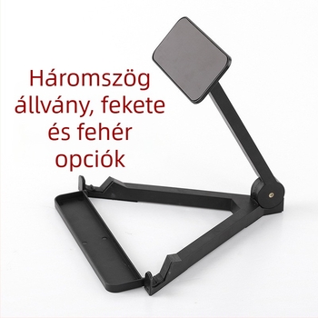 Funi fehér tábla összecsukható állvány mágneses rögzítéssel, többfunkciós, többirányú forgathatóság, univerzális háromlábas állvány 60 × 90 cm-ig