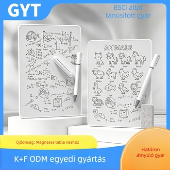 Többfunkciós mágneses író-tábla otthoni oktatáshoz, egyrétegű fehér tábla ragasztóval, nyom nélkül, nem károsítja a falat, alkalmas nagykereskedelmi értékesítésre