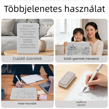 Többfunkciós mágneses író-tábla otthoni oktatáshoz, egyrétegű fehér tábla ragasztóval, nyom nélkül, nem károsítja a falat, alkalmas nagykereskedelmi értékesítésre