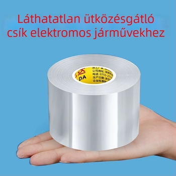 Átlátszó védőfólia autókhoz és elektromos járművekhez — karcolás elleni védelem, ütközés elleni védelem, vízálló, egyréses nano ragasztó