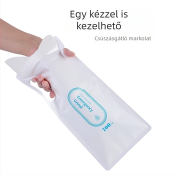 4 db egyszer használatos autós urináló tasak, hordozható utazó urinal