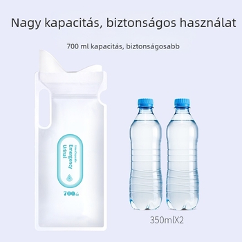 4 db egyszer használatos autós urináló tasak, hordozható utazó urinal