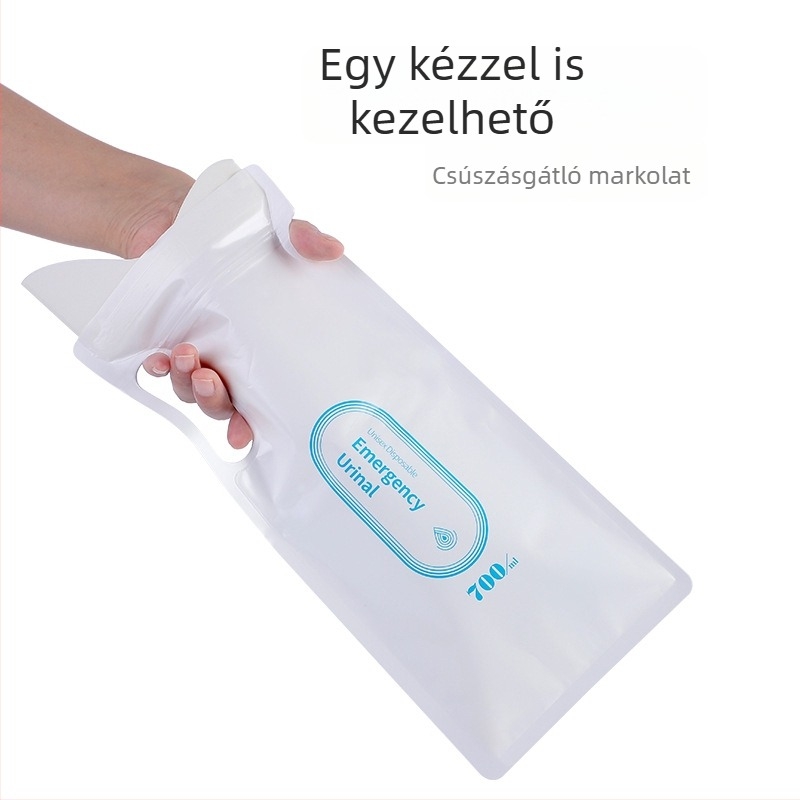 4 db egyszer használatos autós urináló tasak, hordozható utazó urinal