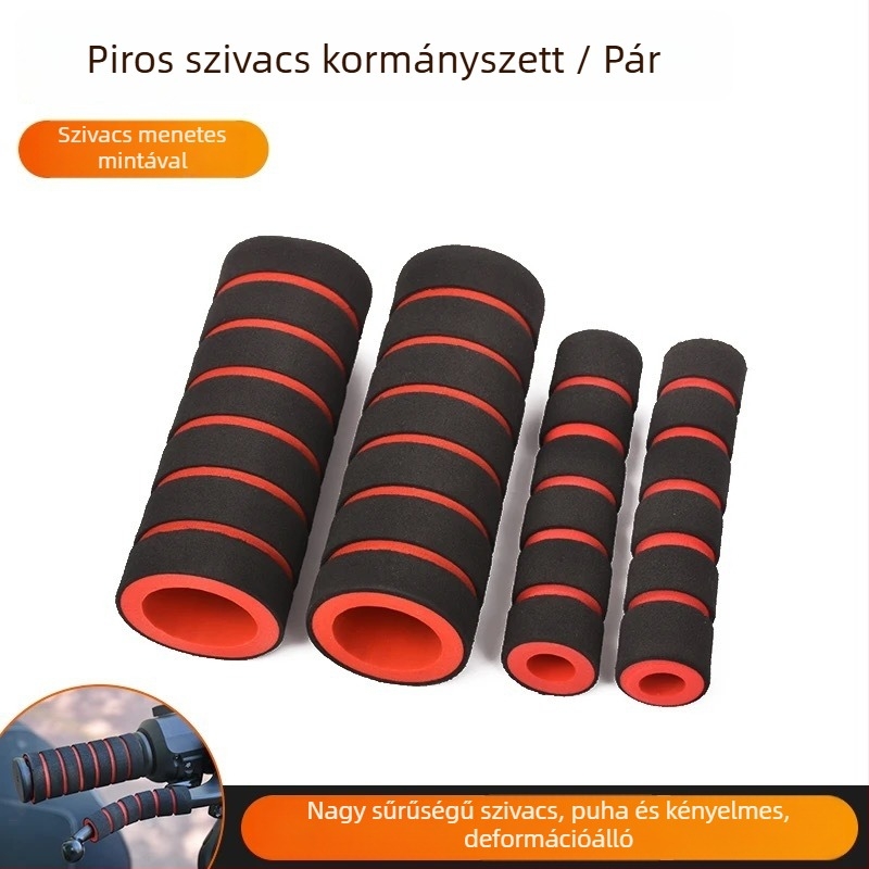 Szivacsos kormányvédő burkolat motorkerékpárokhoz és elektromos kerékpárokhoz