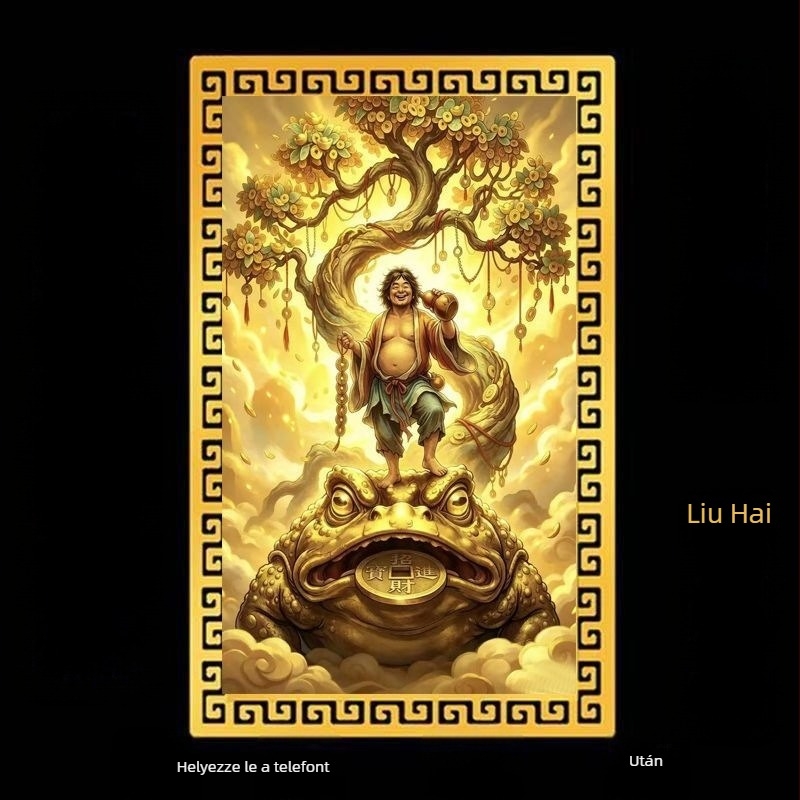 Liu Hai arany békával – gazdagság figurája
