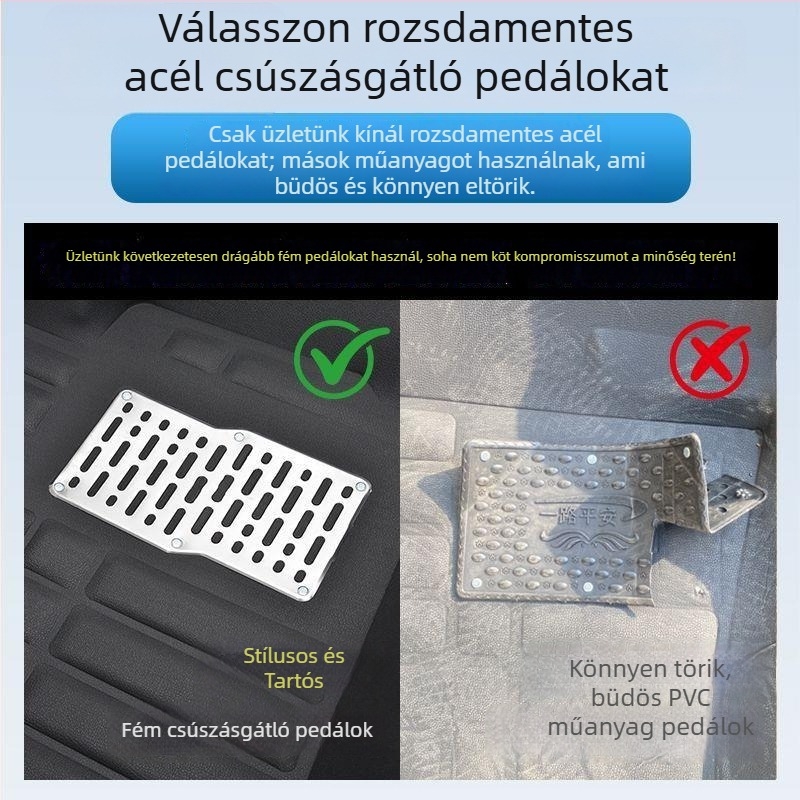 Könnyen tisztítható autópadlószőnyegek, kompatibilisek D60/D50, R30/R50, T60/T70 és Star T90