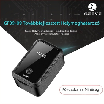 GF09 autólokátor – GPS nyomkövető, elvesztés elleni védelem, útvonal visszajátszás, riasztás