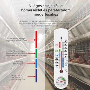 Beltéri függő hőmérő és páratartalom-mérő