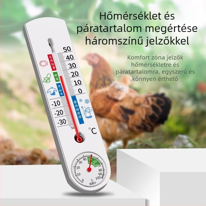 Beltéri függő hőmérő és páratartalom-mérő