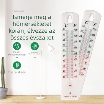 Otthoni használatra tervezett higrométer–thermometer, belső páratartalom-mérő és kiváló pontosságú hőmérő, mezőgazdaság, üvegházak és tenyésztés számára