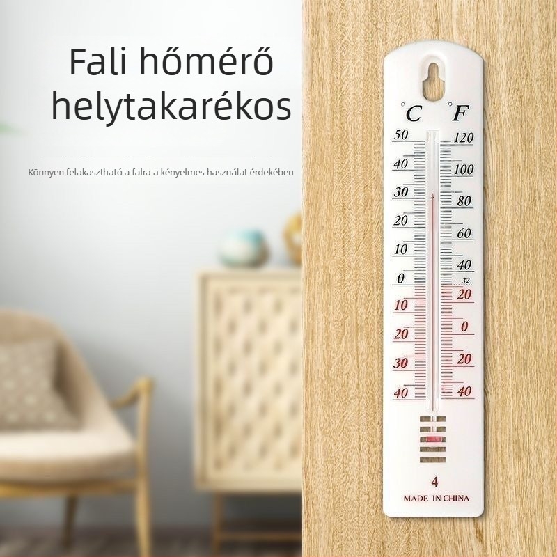 Otthoni használatra tervezett higrométer–thermometer, belső páratartalom-mérő és kiváló pontosságú hőmérő, mezőgazdaság, üvegházak és tenyésztés számára