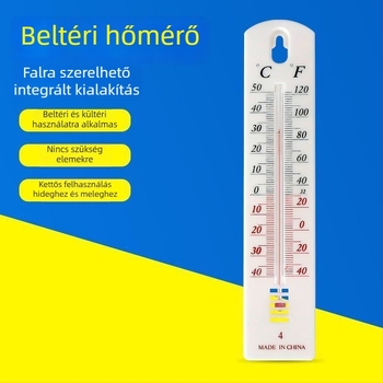Belső hőmérő és higrométer otthoni használatra; nagy pontosságú hőmérséklet- és páratartalommérő a mezőgazdaság, zöldséges üvegházak és tenyésztés számára.