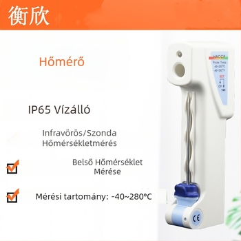 Hengxin AZ-8838 Infravörös hőmérő élelmiszer- és ipari felhasználásra, nagy pontosságú szonda