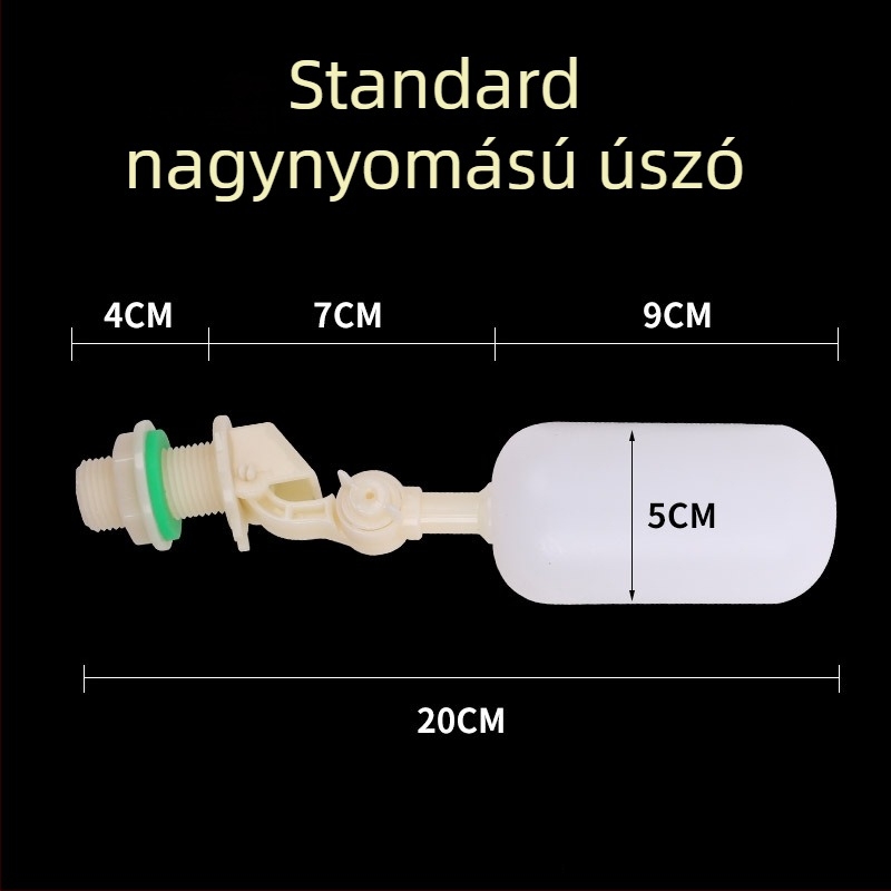 1/2 hüvelykes csatlakozóval rendelkező víztartály-kiegészítői, úszókapcsoló az automatikus vízellátáshoz és adagoló kanna