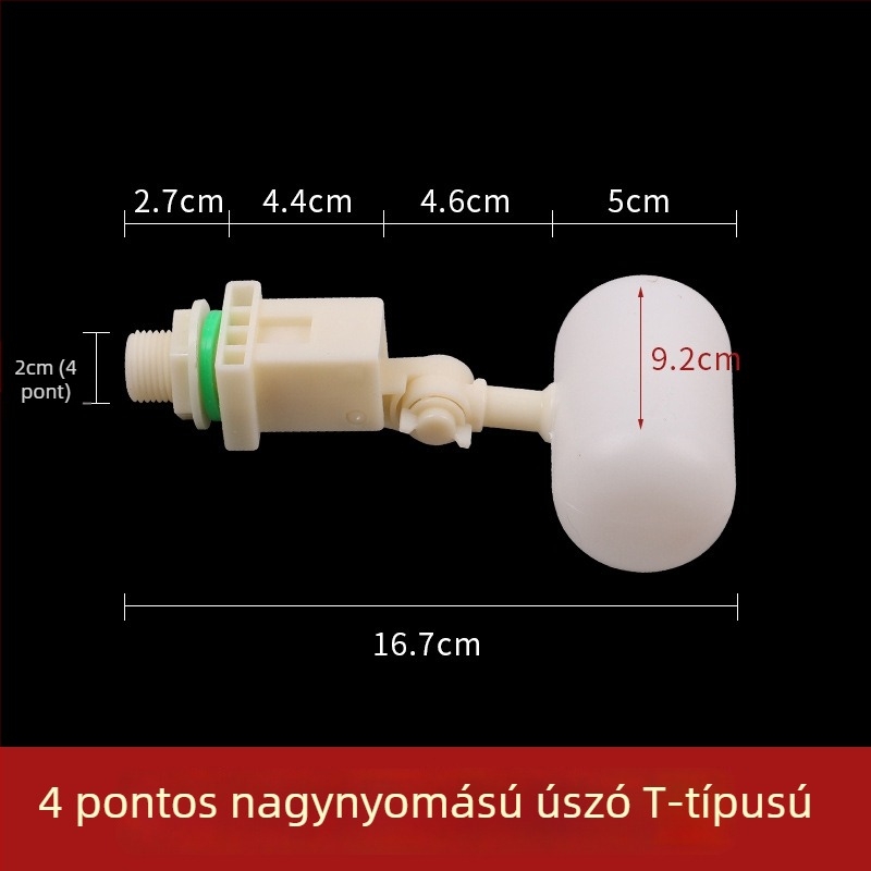 1/2 hüvelykes csatlakozóval rendelkező víztartály-kiegészítői, úszókapcsoló az automatikus vízellátáshoz és adagoló kanna