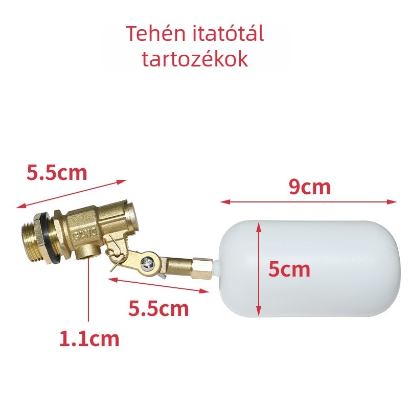 1/2 hüvelykes csatlakozóval rendelkező víztartály-kiegészítői, úszókapcsoló az automatikus vízellátáshoz és adagoló kanna