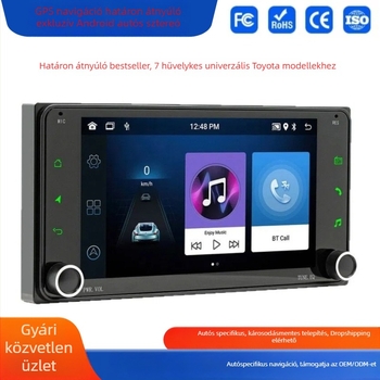 Toyota Corolla 7 hüvelykes belső multimédiás lejátszó navigációval és CarPlay-vel (7870)