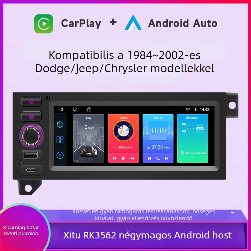 Hengchen Quad-Core Android Egybeépített Autórádió Jeep/Dodge/Chrysler 1984–2002