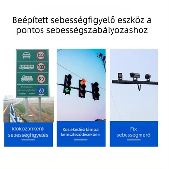 Androidos USB autós dash cam nagy kijelzővel, AR navigációval, ADAS-szal és sebességkamera detektorral