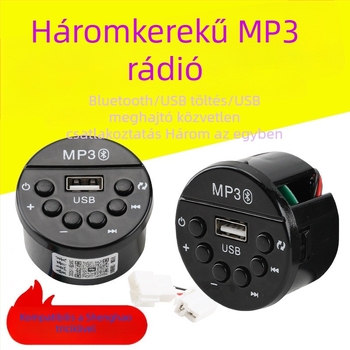Autóban használható zenelejátszó MP3, rádió, Bluetooth és USB-vel – kompatibil Shenghao fejegységgel