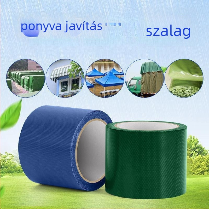 Esőálló teherautóponyva fedél, javító szalag olajálló ponyvához, árnyékoló anyag, vízálló és kopásálló