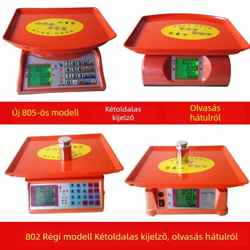 Little Master 30 kg digitális konyhai mérleg – precíz platformmérleg gyümölcsökhöz