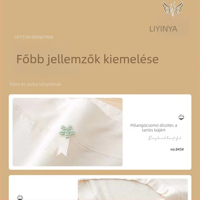 Liyinya 844 női modal alsónemű, 50s, középső derék, egyszínű, egyszerű klasszikus fazon