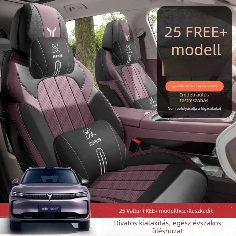 Lantu Free+ perforált bőrből készült autóülés párna, kopásálló, teljes lefedésű ülésvédővel