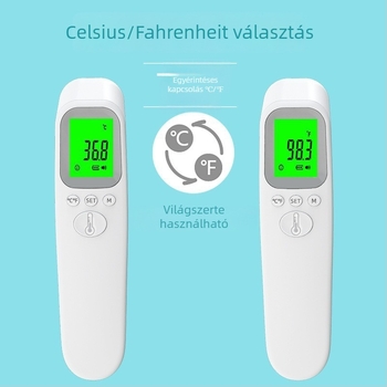 Homlok infravörös hőmérő és fülhőmérő – kézi elektronikus hőmérő otthoni használatra, pontos