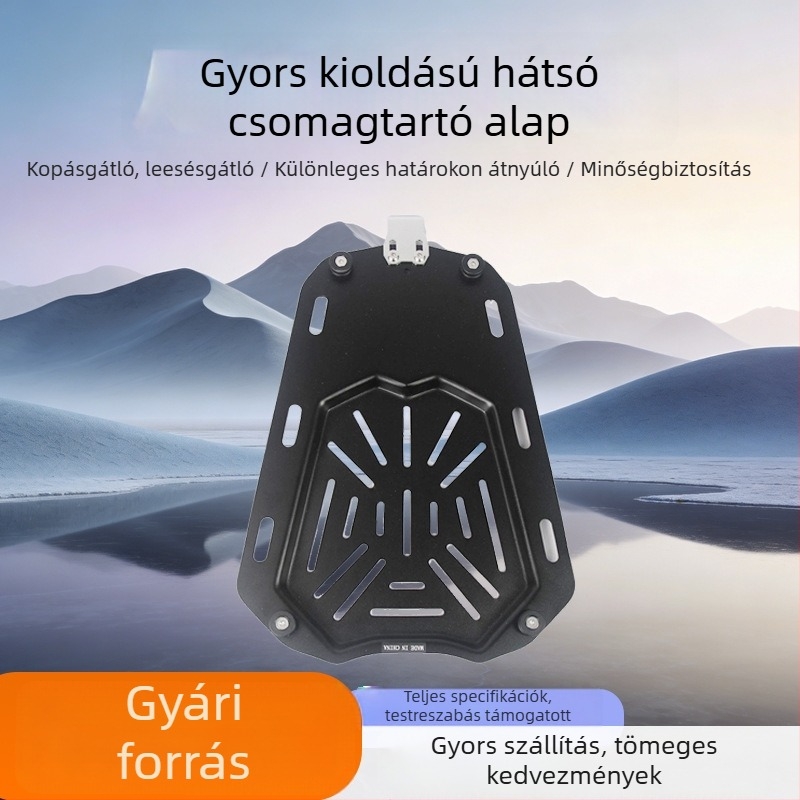 Hátsó dobozokhoz alumínium ötvözet gyorskioldó alap (28L–100L)