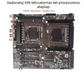 X99 kettős csatornás játékalaplap 2011-V3 D3, X8 két hálózati kártyával asztali számítógéphez