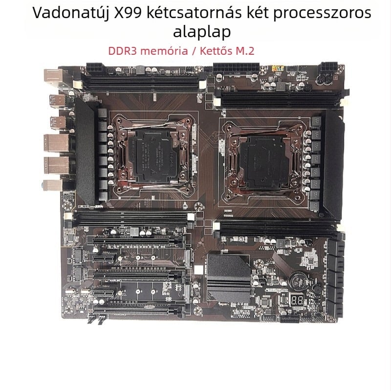 X99 kettős csatornás játékalaplap 2011-V3 D3, X8 két hálózati kártyával asztali számítógéphez