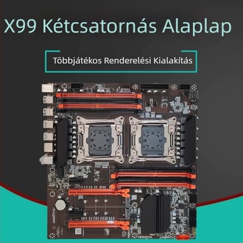 Új X99 kettőss csatornás alaplap készlet LGA 2011-3 foglalattal DDR4-hez stúdió több-boot beállításokhoz