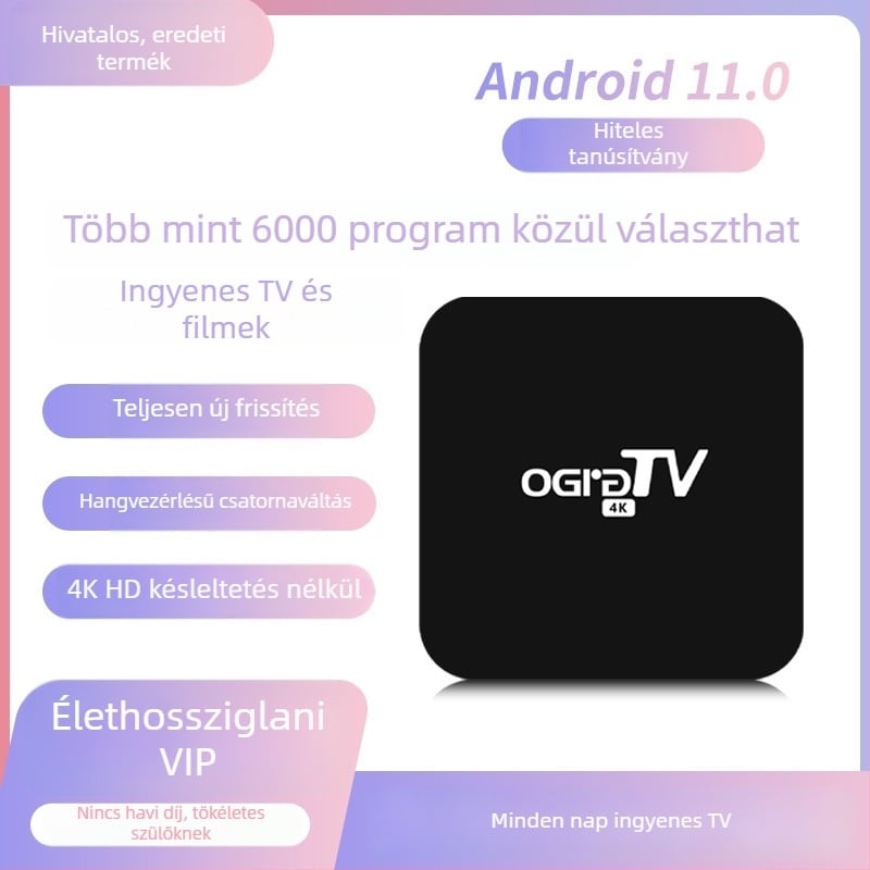 OGRG Vezeték nélküli Wi-Fi hálózati TV set-top box – okos otthoni élő TV