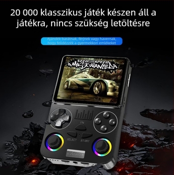 J36Ultra hordozható játékkonzol Android operációs rendszerrel, Wi‑Fi, 3,5 colos kijelző, 64GB tárhely