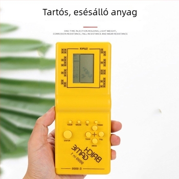 Tetris hordozható játékkonzol — retro stílusú, gyerekeknek, díszdobozban