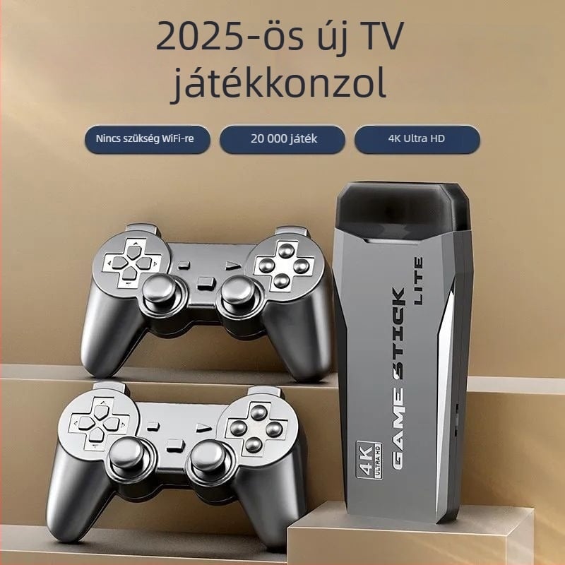 2025 Otthoni tévés játékkonzol vezeték nélküli joystickkal, két játékos számára – klasszikus nosztalgia King of Fighters arcade retro