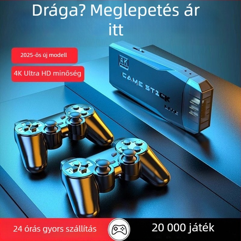 2025 Otthoni tévés játékkonzol vezeték nélküli joystickkal, két játékos számára – klasszikus nosztalgia King of Fighters arcade retro