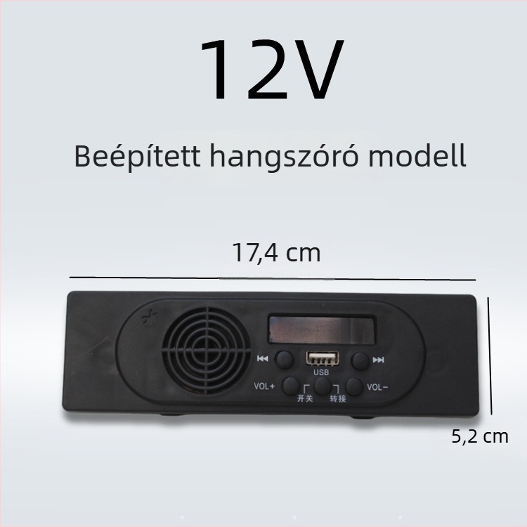 Bluetooth MP3 autórádió elektromos háromkerekűhöz 12V