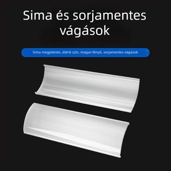 PC-extrudált LED lámpabúra, átlátszó, lineáris külső használatra